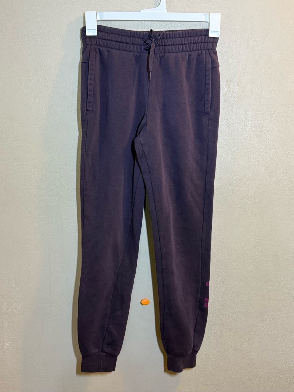 Women’s Adidas Dark Purple Drawstring Joggers Sz XS Like New!